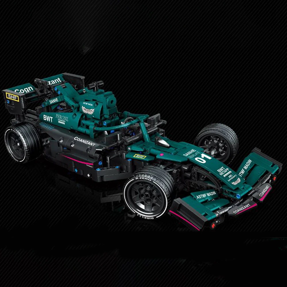 

Creative Expert High-tech Series Green F1 Static Super Racing Car Moc Bricks Technical Model Building Blocks Toys C014 1089pcs