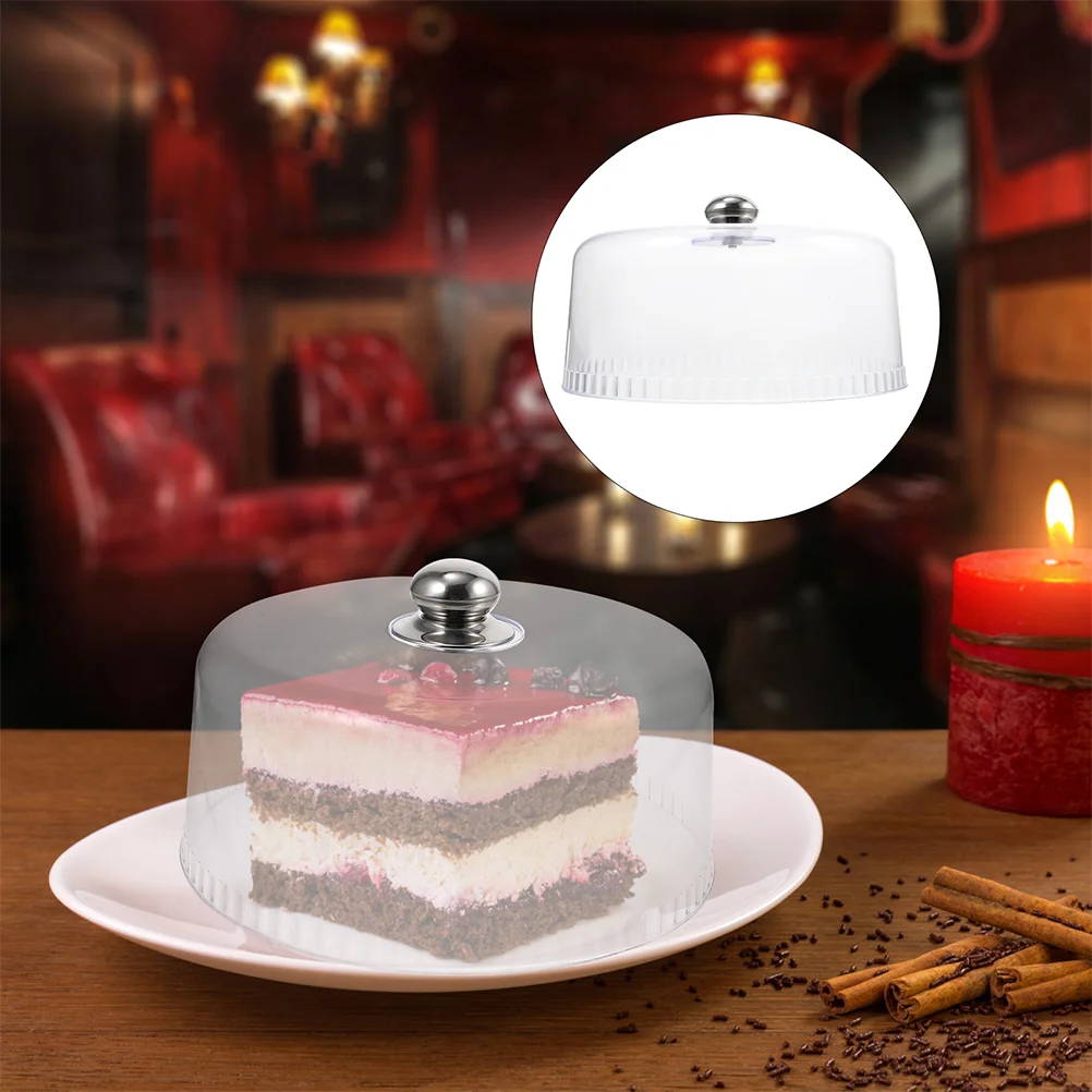 

Round Food Cover Plastic Dish Plate Cover Transparent Food Cake Protective Cover