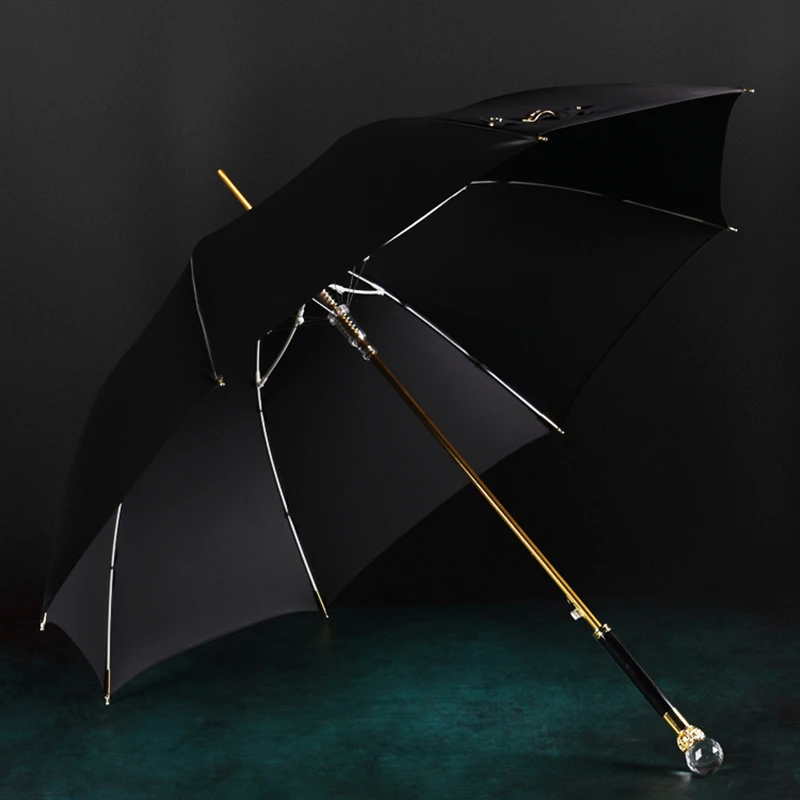 

Luxury Business Umbrellas Black Free Shipping Cheap Men Umbrellas Chinese Long Handle Guarda Chuva Household Merchandises