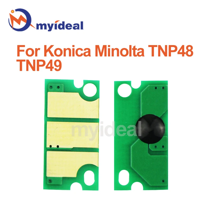 8 шт. TNP48 TNP49 чип картриджа с тонером для Konica Minolta Bizhub C3350 3380 C3850FS C3351 3851 чипы принтера