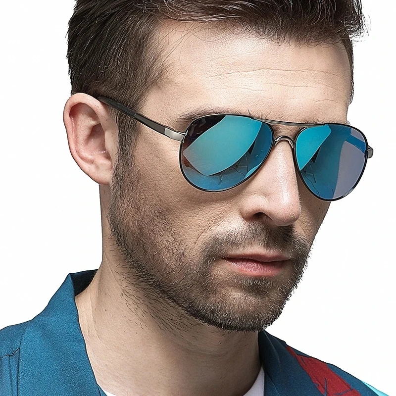 

Men's Aviation Sunglasses Men Polarized Mirror Sunglass for Man HD Driving Polaroid Sun Glasses Lunettes De Soleil Homme