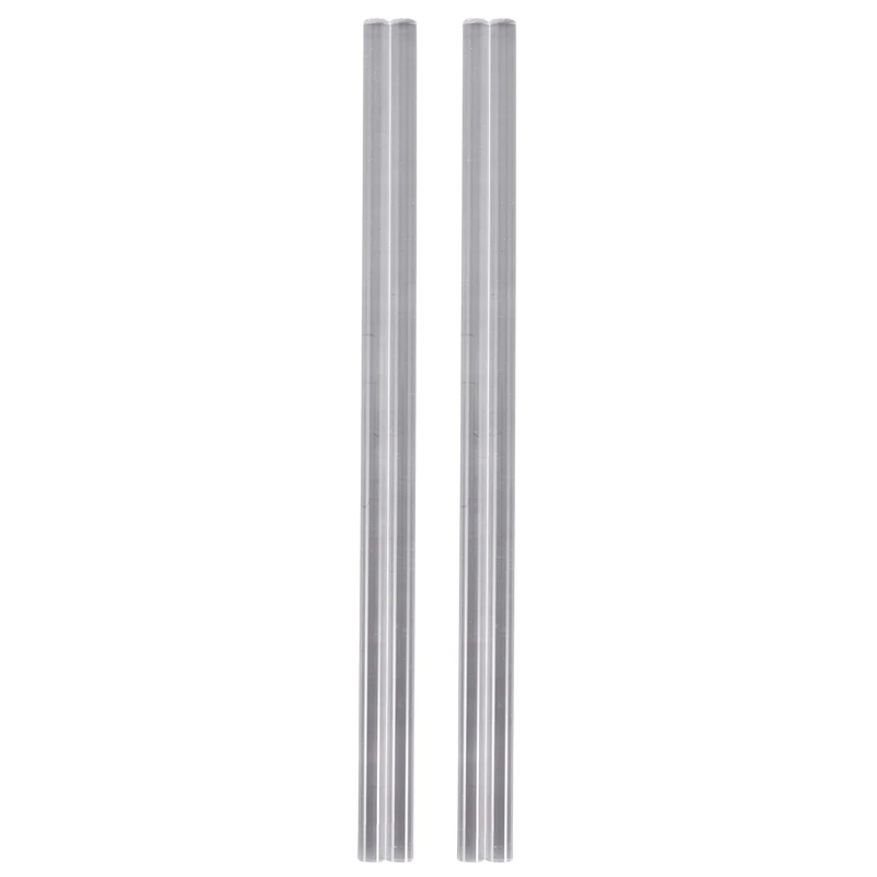 

4Pcs 10Mm Clear Round Perspex Acrylic Bar PMMA Extruded Rod 12Inch Length
