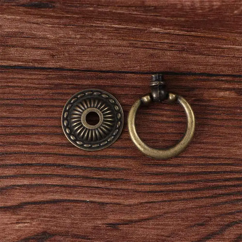 Винтажная фурнитура ручки для шкафа комода ящика кольцевые мебельные