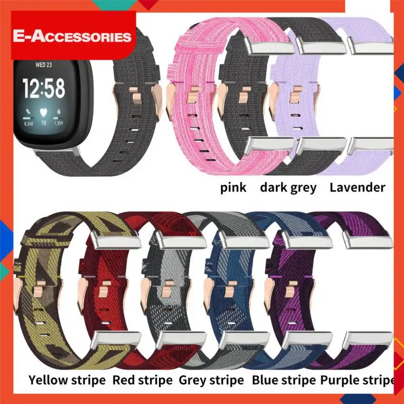 

Сменный Нейлоновый Ремешок Универсальный Для Fitbit Sense2 Воздухопроницаемый ремешок для смарт-часов ремешок для часов аксессуары для часов