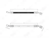 

Код магазина:-для тормозного шланга справа SANTA FE 06-