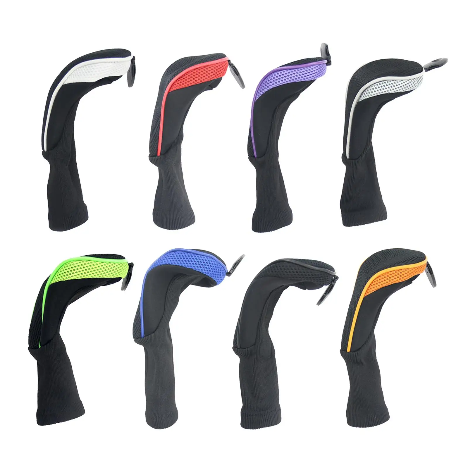 

Golf Club Headcover Woods Driver Fit All Wood Clubs Soft Long Neck Sleeve Golf Accs