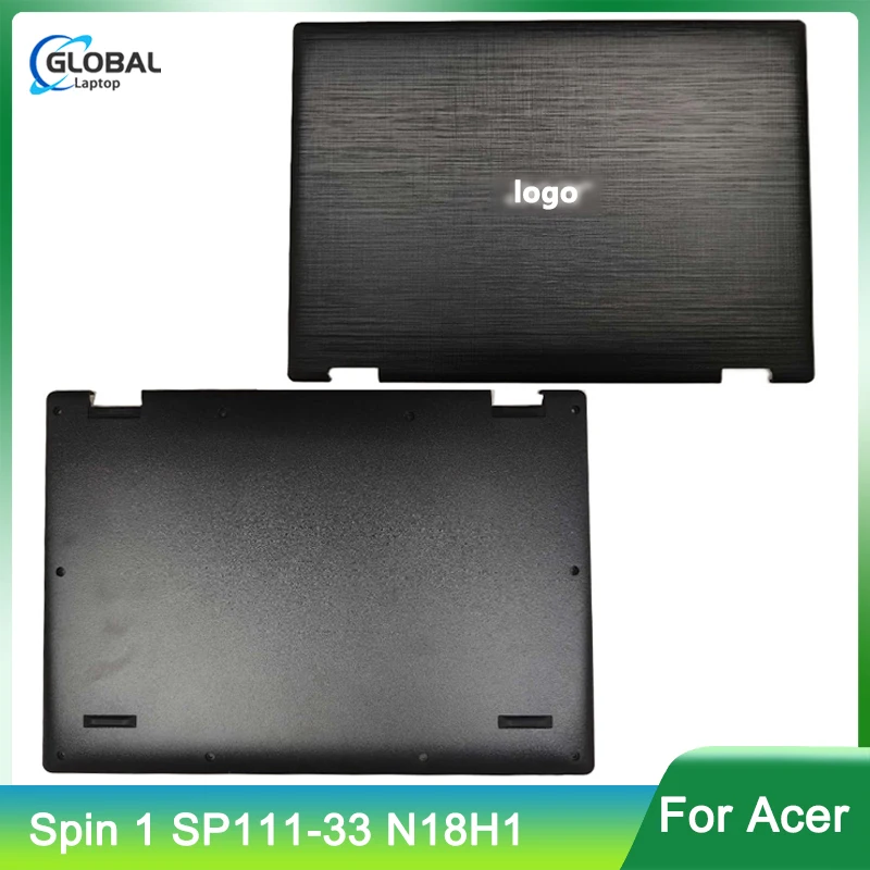 Купи Original New For Acer Spin 1 SP111-33 N18H1 Laptop LCD Back Cover/Palmrest/Bottom Base Case/Shell Top Case Component Black за 1,476 рублей в магазине AliExpress