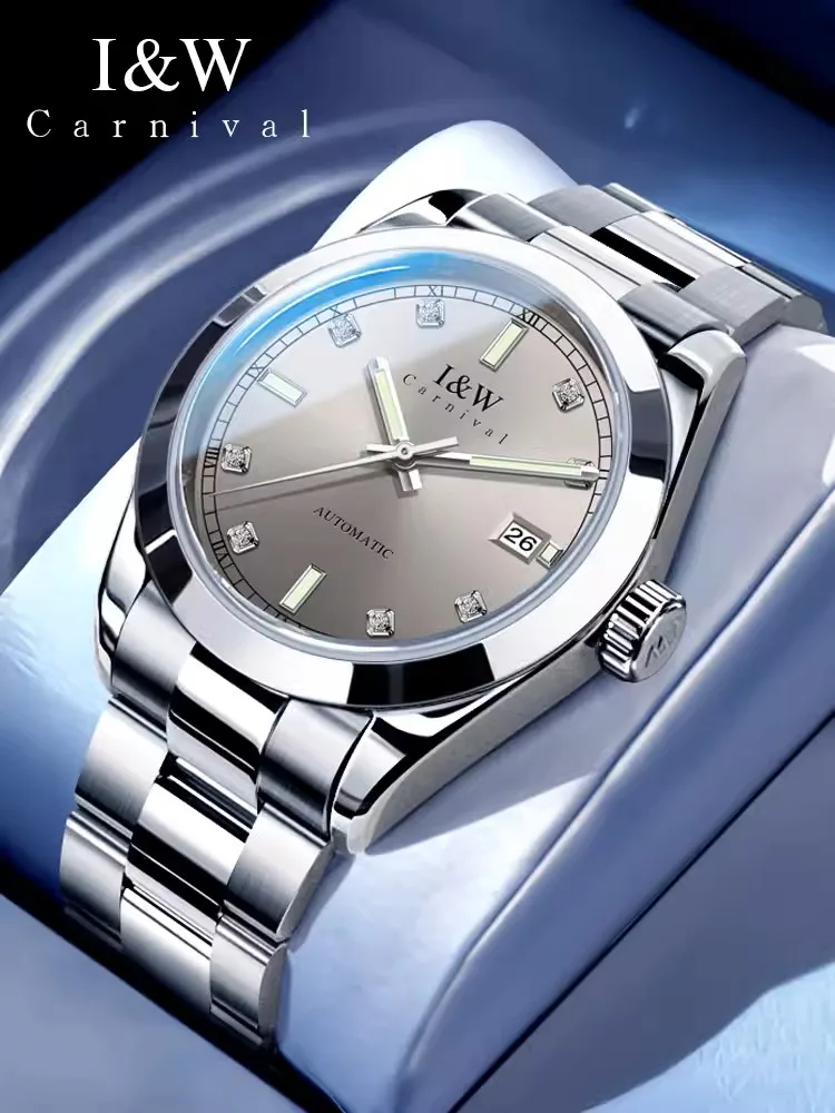 Лучший бренд IW Автомат ​ Мужские часы модные роскошные деловые механические Seiko