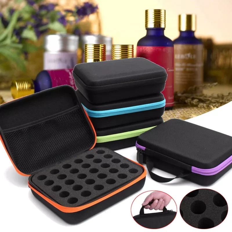 

30 Bottle Aroma Essential Oil Storage Case Travel Portable Carrying Holder Bag Small Bottle Storage Box Bags