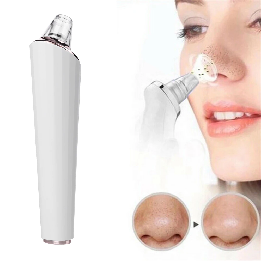 

Portable Electric Vacuum Suction Remover Skin Care Nose Face Deep Acne Blackhead Three Levels of Suction Power Selection