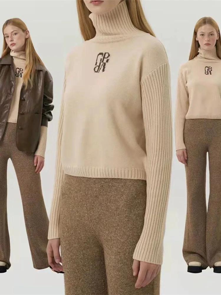 

Autumn and Winter New Women Wool Turtleneck Sweater Pullover Sweater