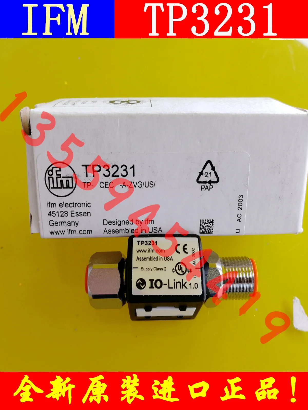 Оценочный блок TP3231 для ворот IFM Yifu PT100/PT1000 датчик термостойкости подлинный
