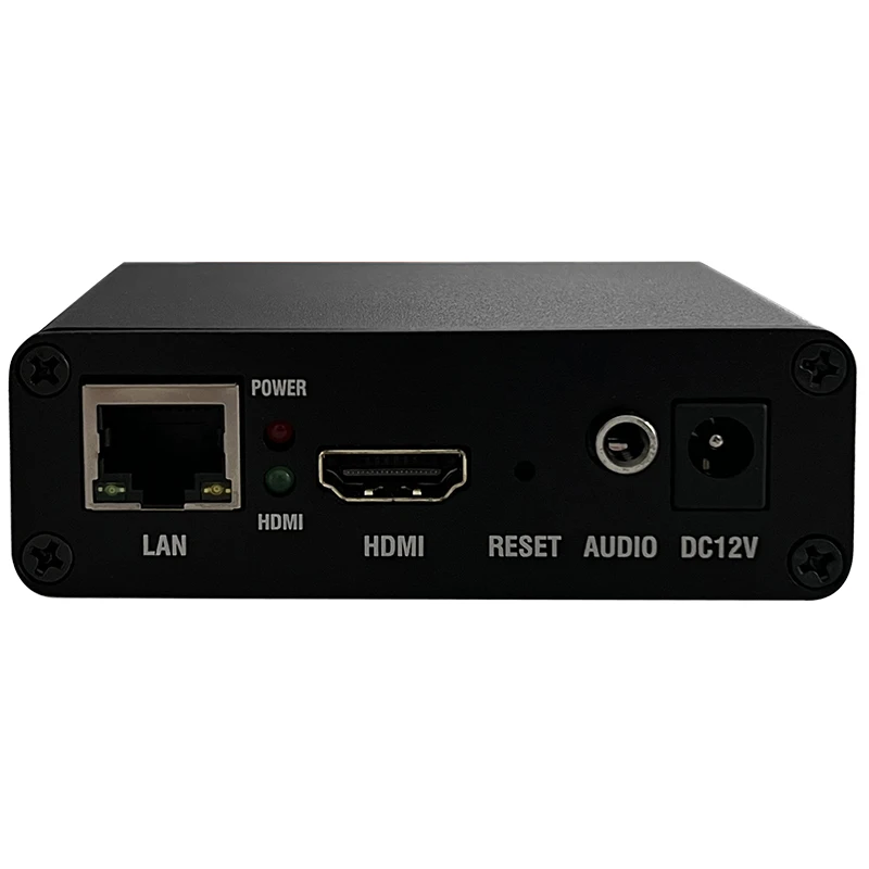 

Cost Performance 1080P Video IP Encoder H.265 HD SRT NDI RTMP Live Streaming Portable Encoder