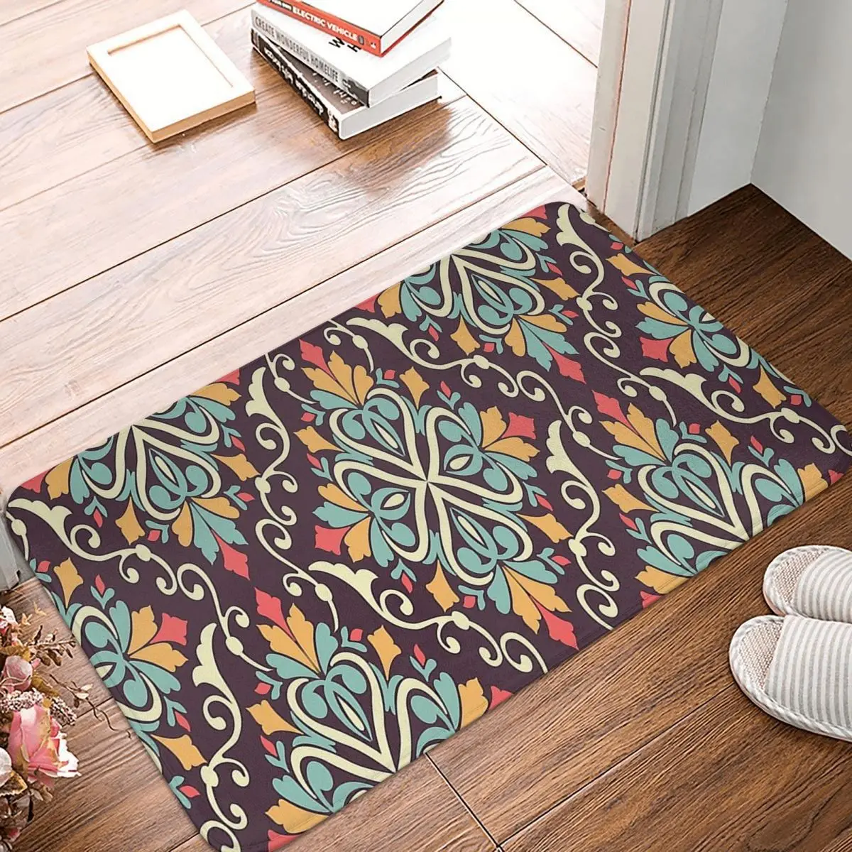 

Oriental Rug Bath Mat Design Doormat Kitchen Carpet Balcony Rug Home Decor