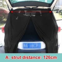 car tailgate mosquito net anti flying screen tailgate sun shade magnetic mount ventilation mesh for suv mpv camping self drive