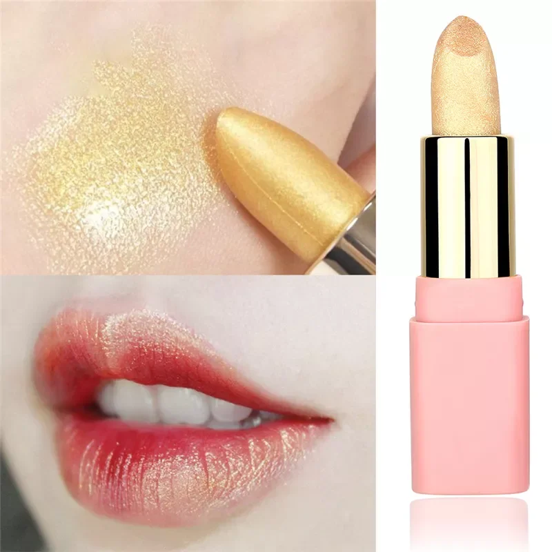 

Colorful Glitter Lipstick LongLasting Waterproof Shimmer Shiny Red Lip Gloss Make Up Metallic Blue Yellow Pink Liquid Lipstick