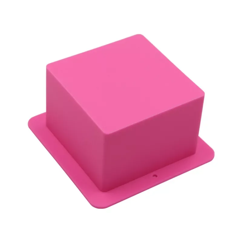 

2022 Large cube square silicone soap mold handmade resin cast to make pudding bread cake baking mold 500ML