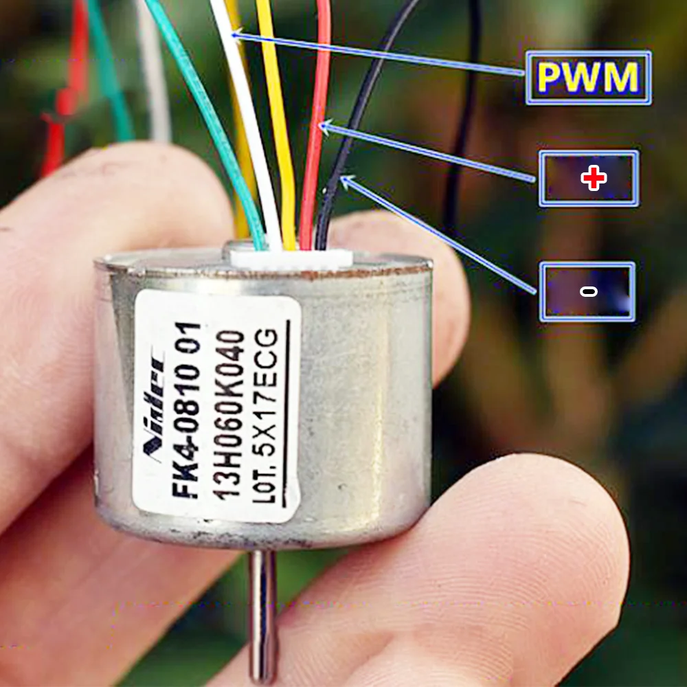Высокоскоростной микро 310 бесщеточный двигатель постоянного тока 12 В 17 4 в 24 8600
