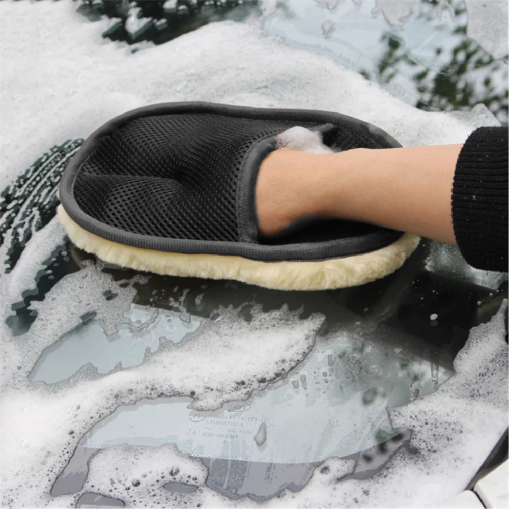 

car Motorcycle Cleaning Glove for Nissan Qashqai X-TRAIL Juke TIIDA Note Almera March For Mazda 3 6 2 CX-5 CX5 CX-7