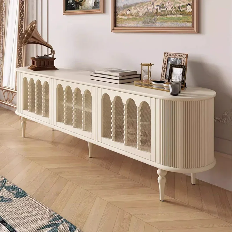 Подставка для телевизора в скандинавском стиле спальни стеклянный столик дома