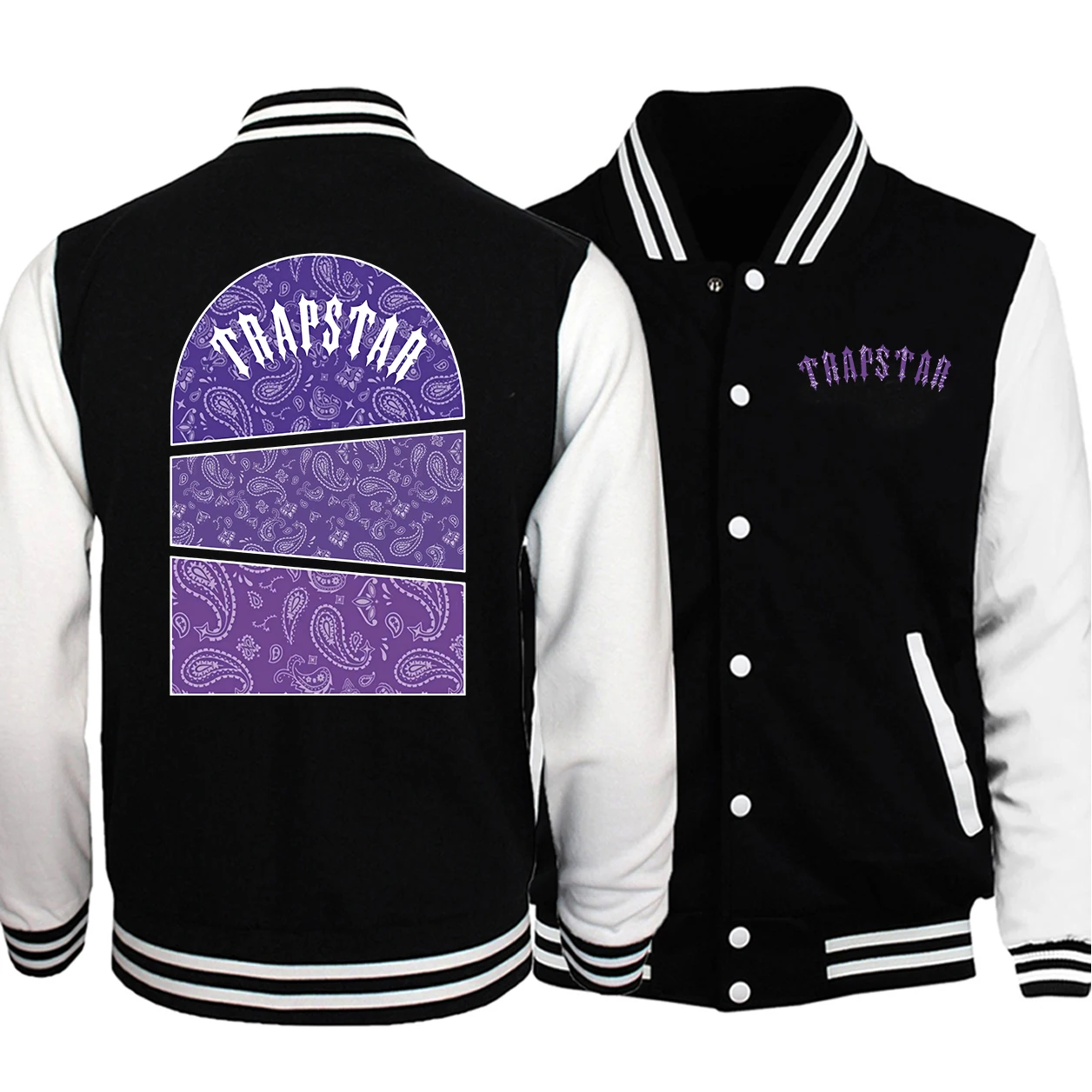 

Trapstar London Baseball Tops Summer Loose Casual Clothing Men Loose Oversized Warm JacketFashion Hip Hop Streetwear For Men