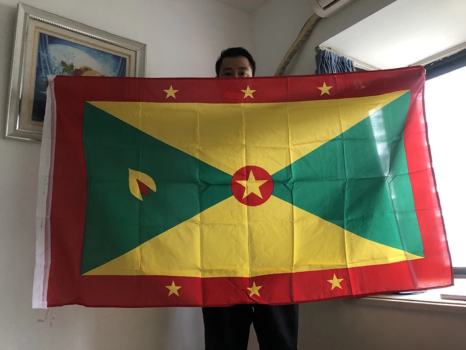 Фото SKY FLAG, флаг Гранады, 90x150 см, 3x5 футов, полиэстер, подвесная фотография для помещений и улицы №1