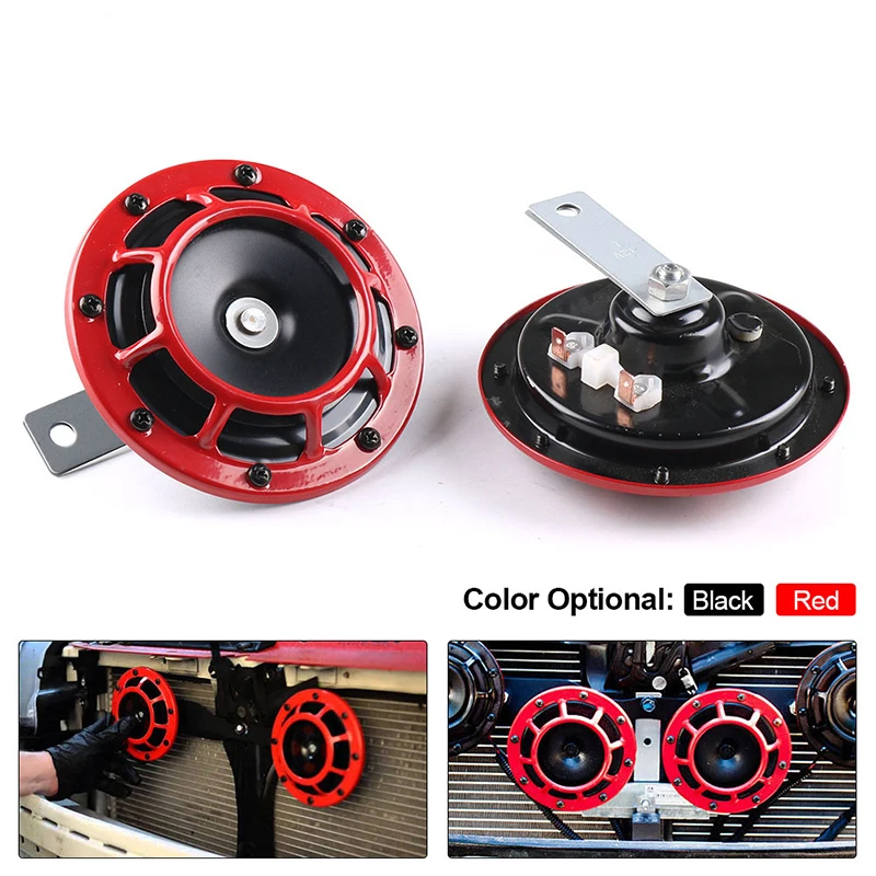 

12V 115DB For On Any 12 Volt Vehicle Waterproof Type Multi-tone Car Horn Super Loud Compact Electric Blast Tone Air Horn