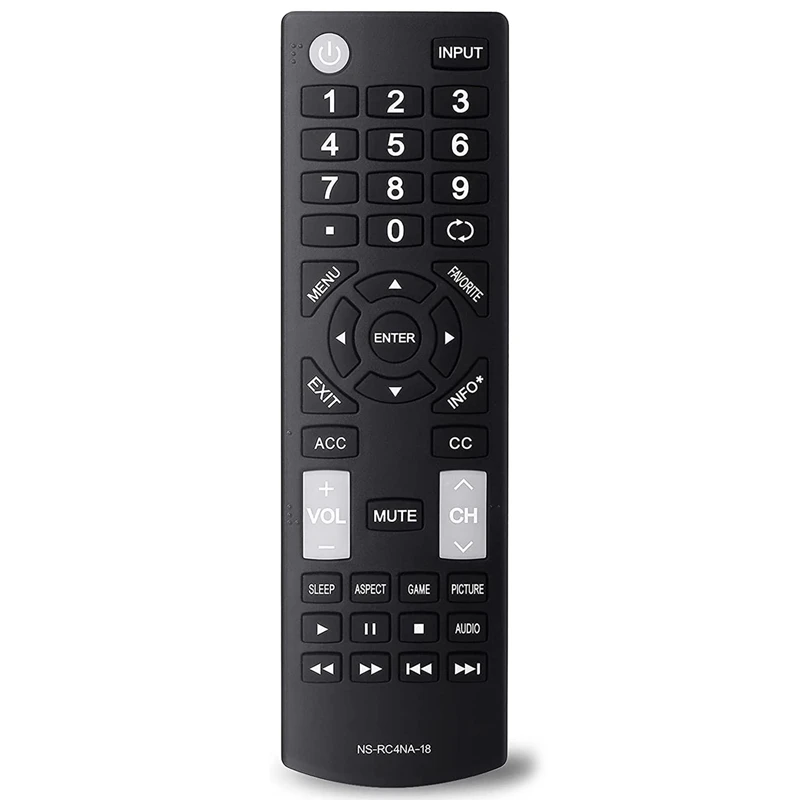 Control Replacement Fit For All Insignia Led-lcd Hdtv Tvs Ns