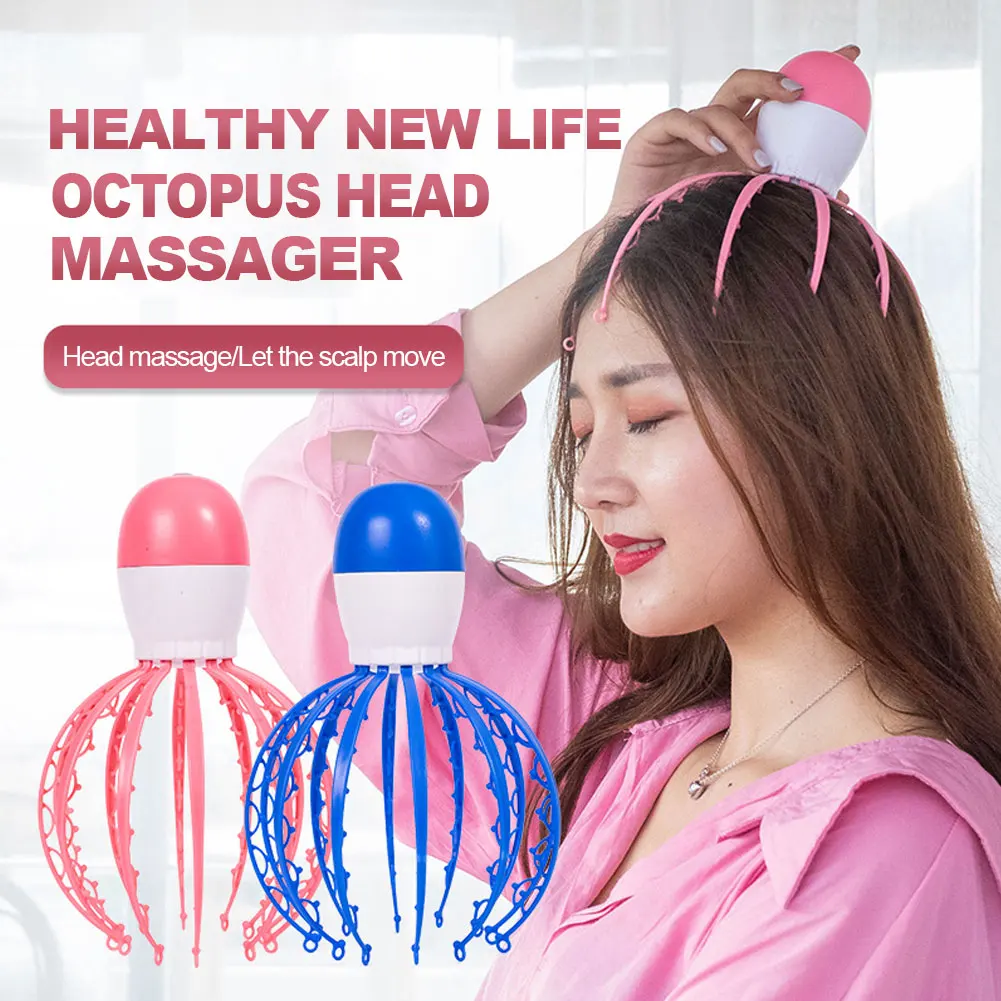 

Устройство для массажа головы осьминог, 12 палочек