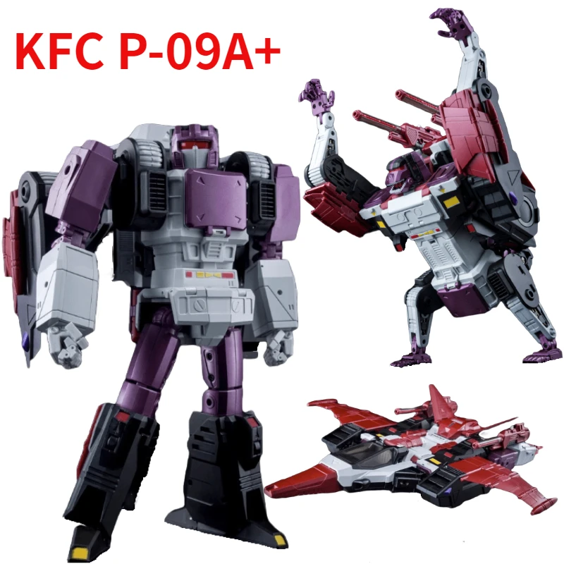 

In Stock KFC TOYS Transformation P-09A+ Apeface Three Changes Warrior Metallochrome Action Figures Toy Gift Collection Hobby