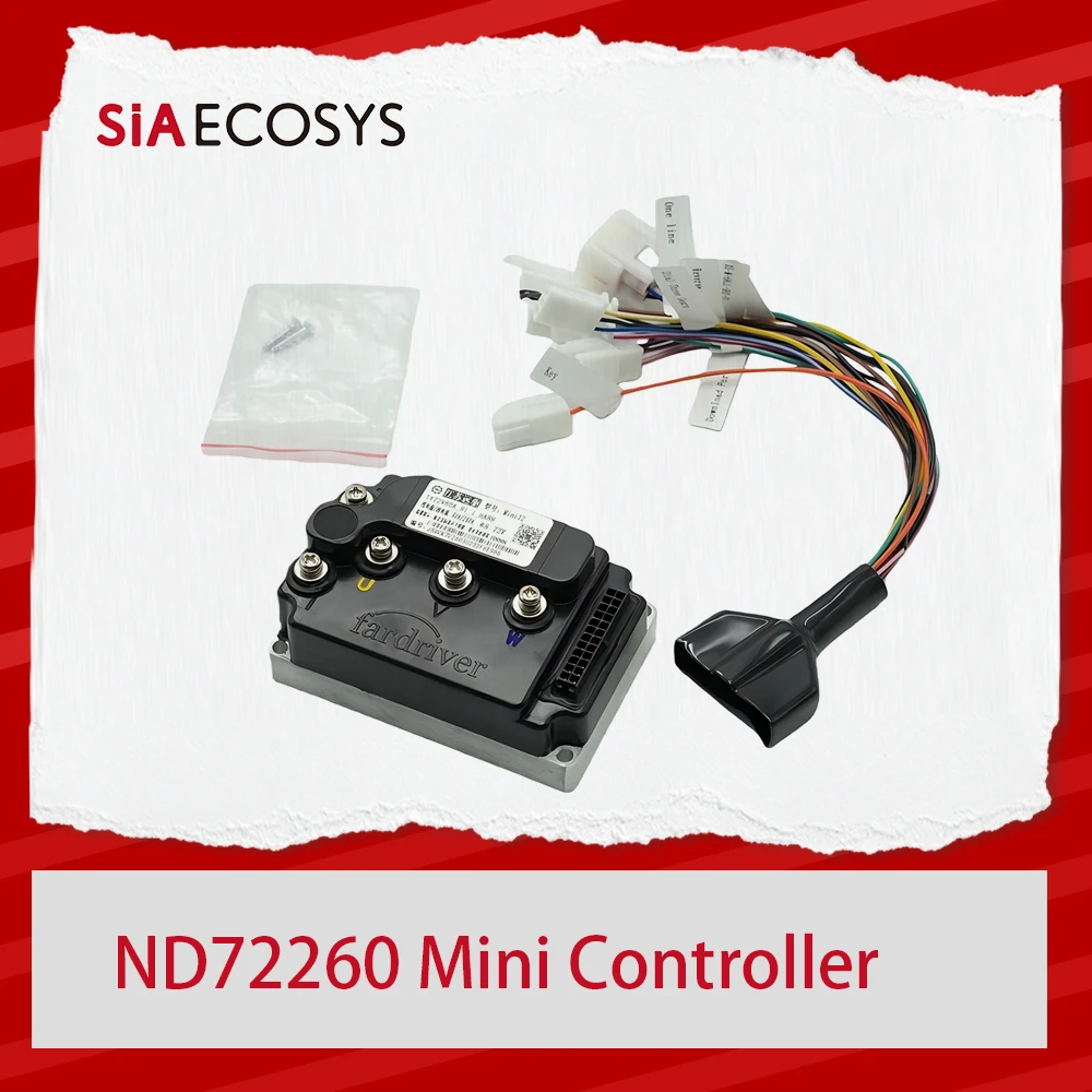

Контроллер FARDRIVER ND72260 MiNi12 72V 260A BLDC с датчиками Холла, программируемый, миниатюрный, для электродвигателя мощностью 1500 Вт