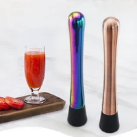 stainless steel crushed ice hammer popsicle sticks cocktail swizzle stick multifunction fruit muddle pestle bar accessories