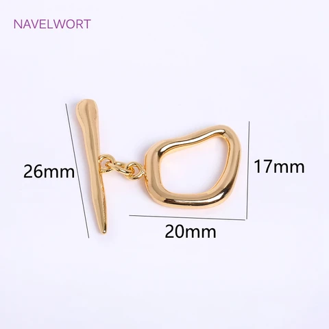 Позолоченная застежка-переключатель NAVELWORT