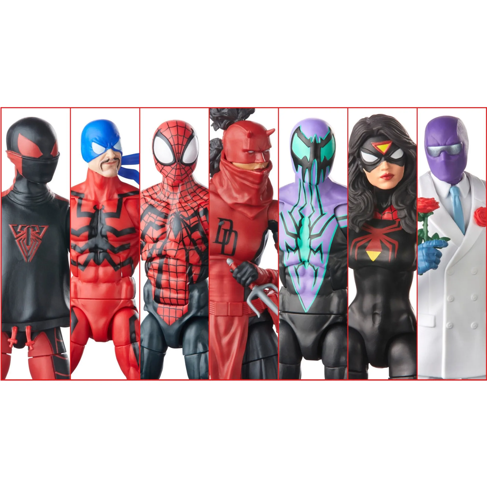 Marvel Legends Retro SpiderMan Ben Reilly Chasm Tarantula Mi
