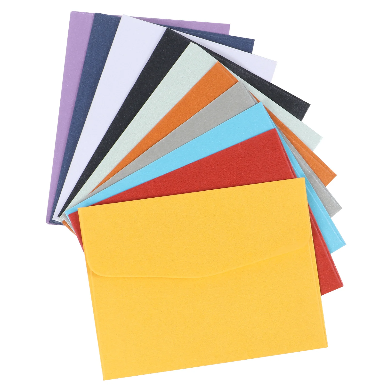 

100pcs Color Mini Envelopes Banquet Festival Holiday Small Colorful Chic Letter Envelopes Storage Envelopes
