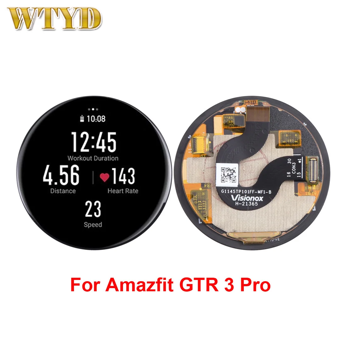 ЖК-экран для Amazfit GTR 3 Pro с дигитайзером в полной сборке