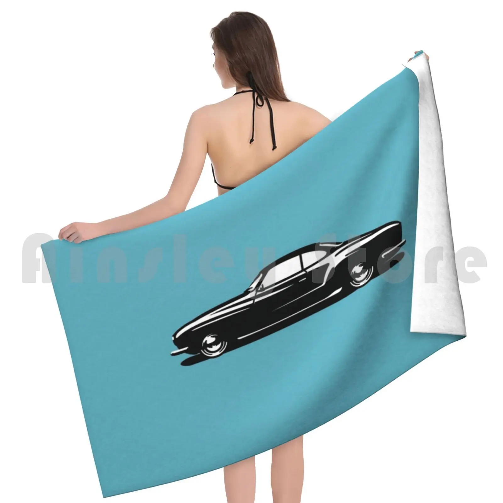 Karmann Ghia Тип 14 пляжное полотенце быстросохнущее качественное технические