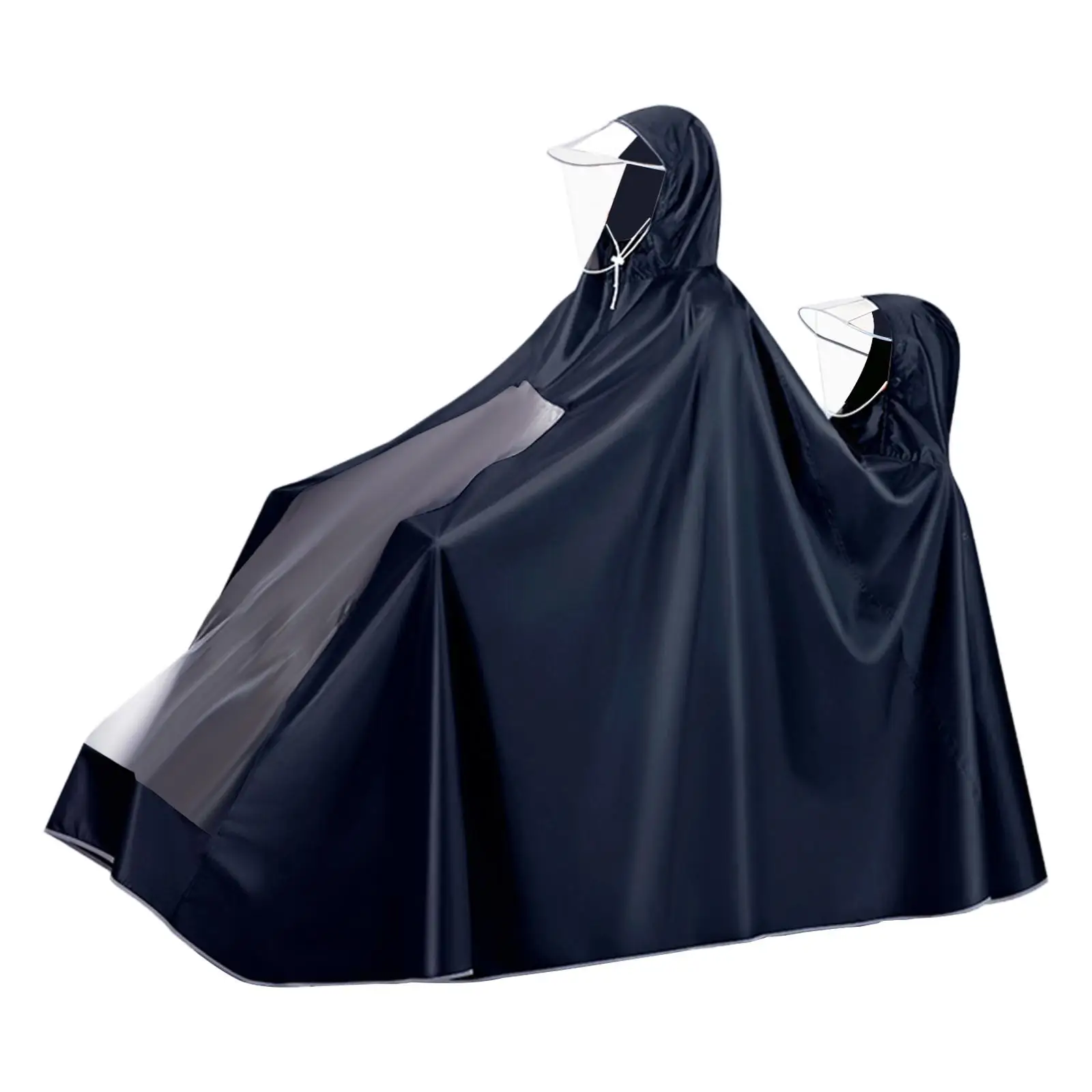 Дождевик-пончо с капюшоном для двух человек дождевая накидка велосипеда пешего