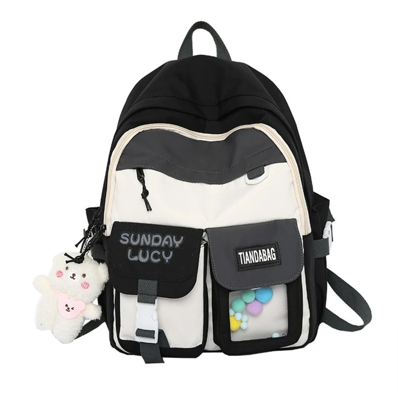 

Backpacks Teenage Girls Middle School Students Bookbag Cute College Bag Women