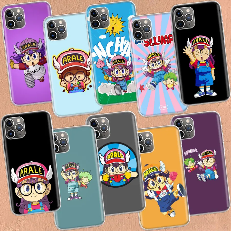 

Dr.SLUMP ARALE CHAN Phone Case For Apple Iphone 14 Pro Max 12 13 Mini 11 SE 2020 X XS XR 8 7 6 6S Plus 5 5S Cover Shell Coque TP