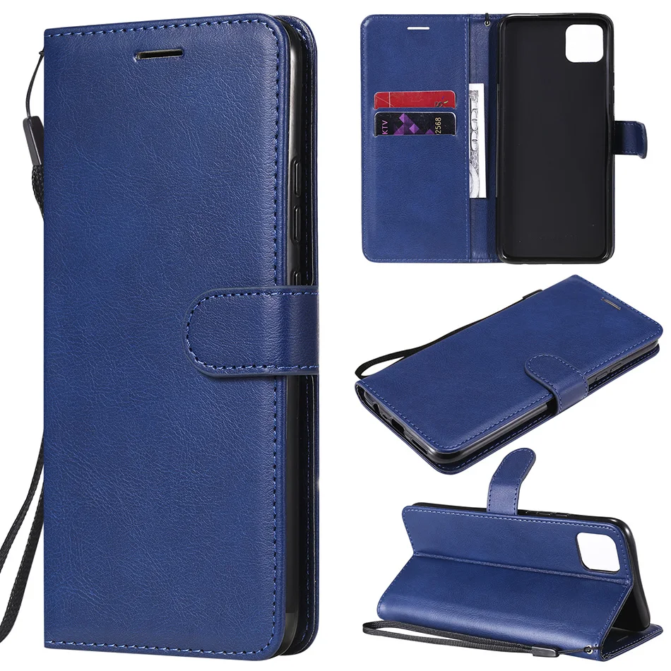 Card Solt Flip Etui Case For OPPO A53 A53S A73 A93 A92S A52 A72 A74 A92 A93 A94 Realme 9 8 8i C31 C35 Phone Wallet Back Cover