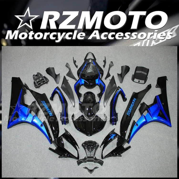 

Injection Mold New ABS Whole Fairings Kit Fit for YAMAHA YZF-R6 R6 06 07 2006 2007 Bodywork Set Nice Blue