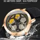 New Hot Sell Fashion Men Watches Sport Car Wheel Rim Hub Men Quartz Watch Leather Waterproof Creative 360 Degree Rotating Clock Other Image