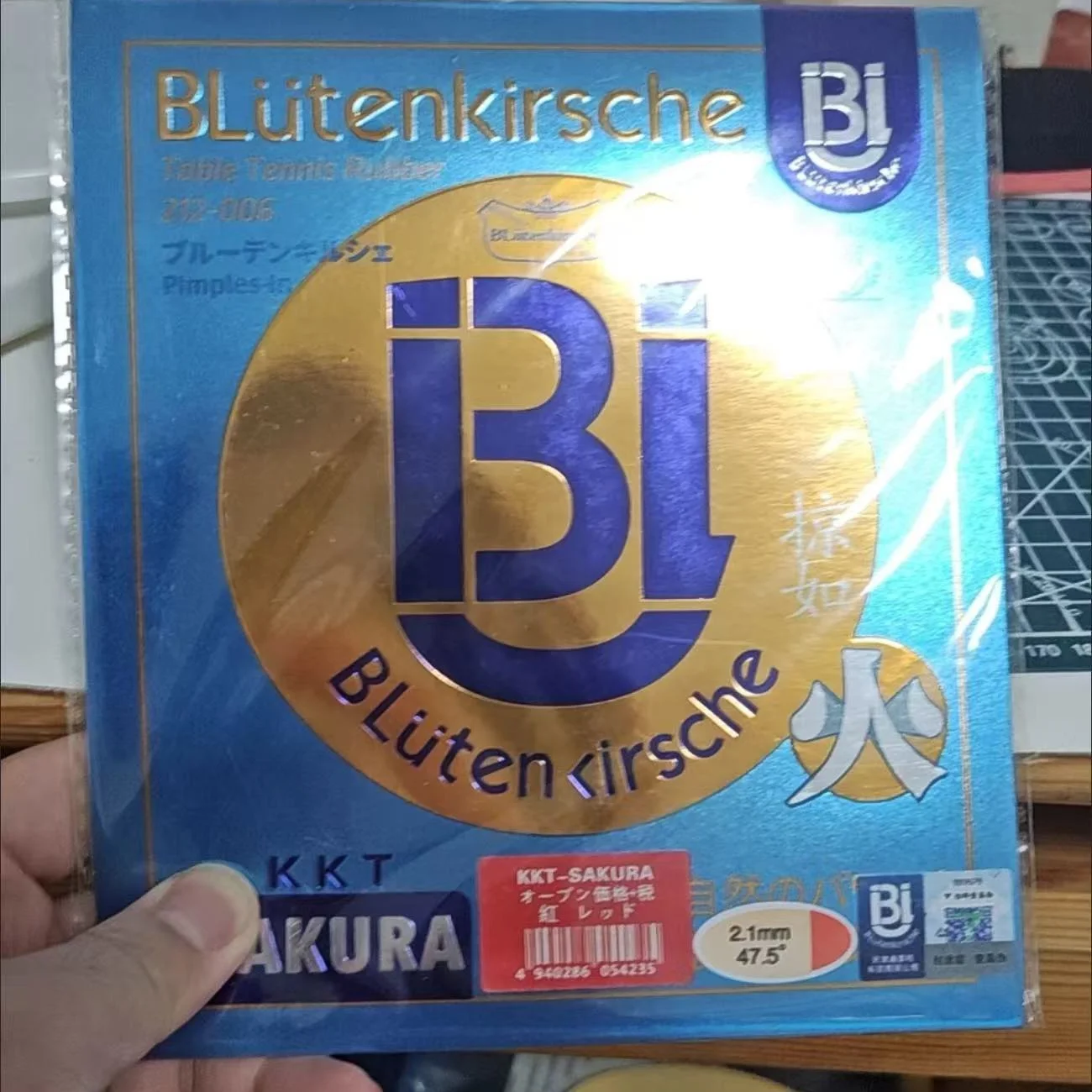 Фото Нелипкая резина Lue Ru Huo - 3G Cake Sponge 2.1мм 47.5 °   Накладки для настольного тенниса для атакующей и защитной игры - для начинающих и продвинутых игроков №1
