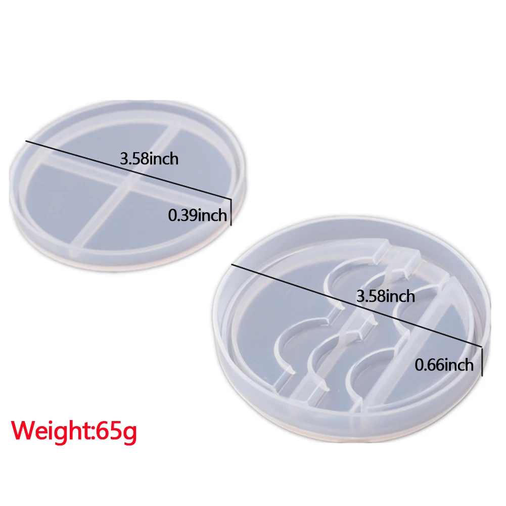 

Cosmetic Home Decorate Round False Eyelash Box Silicone Eyelashes Display Tray Mould for DIY Making Crafts Eyelash Holder