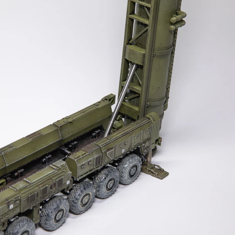 Фото AM масштаб 1:72 смола русский тополь M межконтинентальная баллистическая ракета TOPOL-M модель танка игрушки для взрослых автомобили классика подарочный дисплей №3