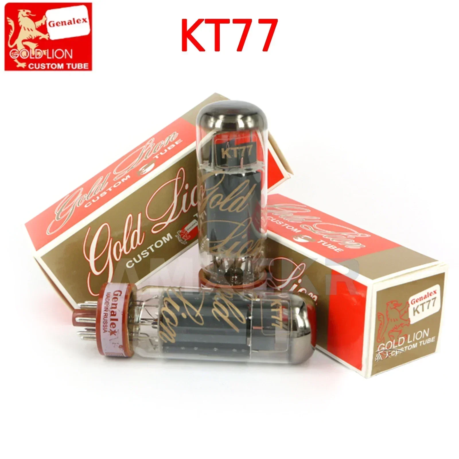 Вакуумная трубка с золотым львом KT77
