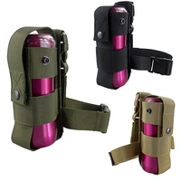military drop leg mk9 pepper spray holder pouch water bottle holster outdoor open top thigh water sleeve bag bottle holder
