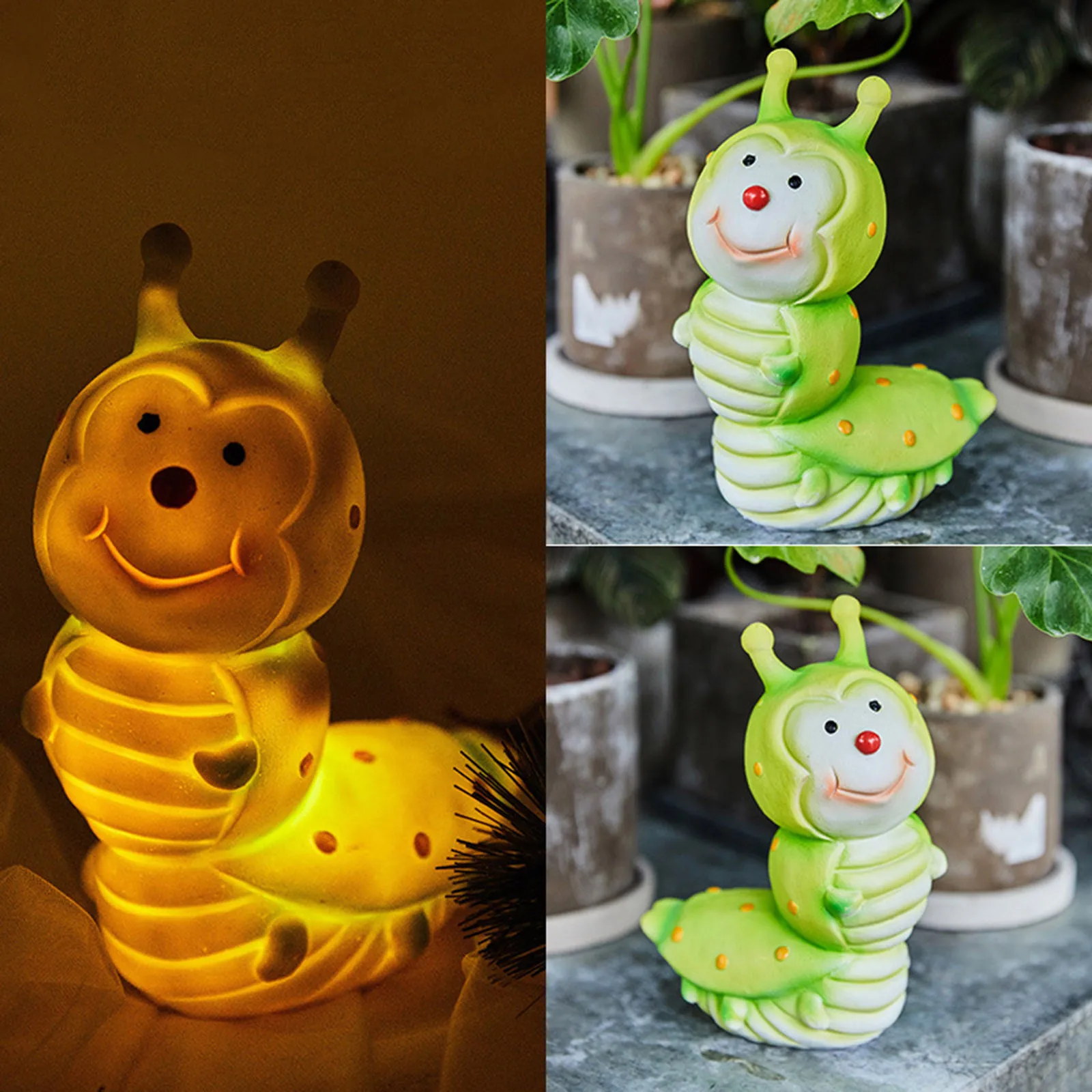 

Garden Resin Small Ornaments Outdoor Courtyard Decoration Solar Gardening Decoration Resin Creative Small Animal Ornaments
