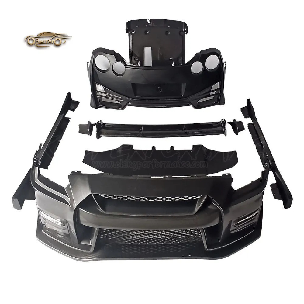 Лучшее качество комплект кузова автомобиля для Nissan GTR R35 в стиле Nismo передний